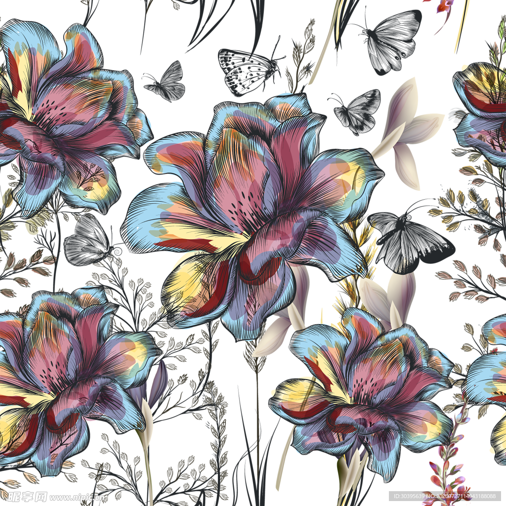 鲜花素材
