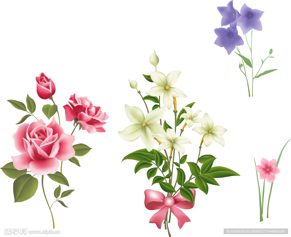 鲜花素材