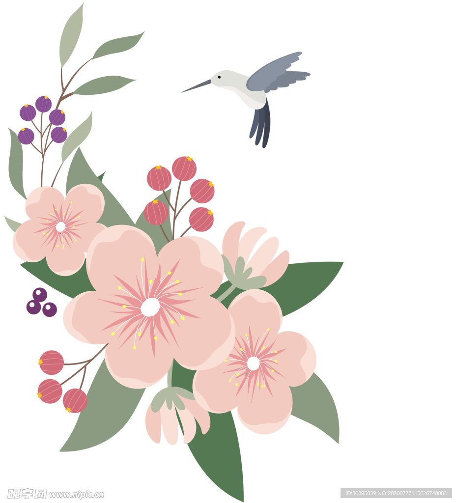 鲜花素材
