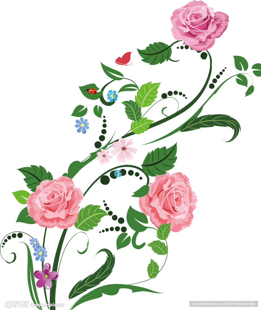 鲜花素材