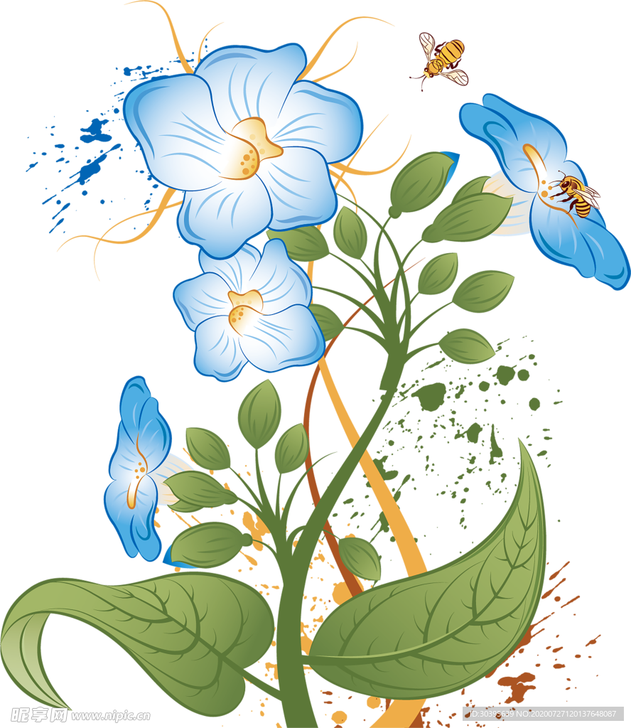 鲜花素材