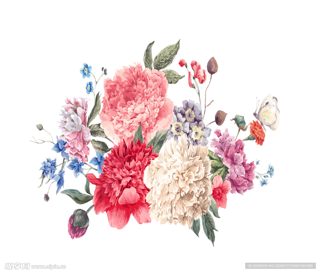 鲜花素材