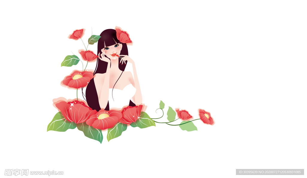 鲜花素材