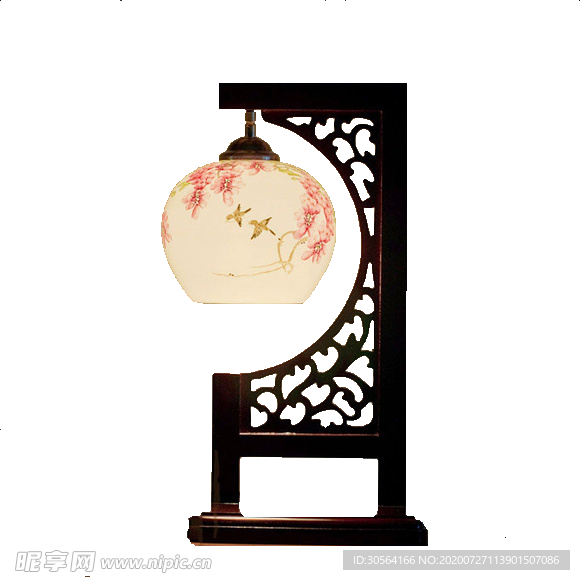 宫灯窗户花纹传统装饰海报素材