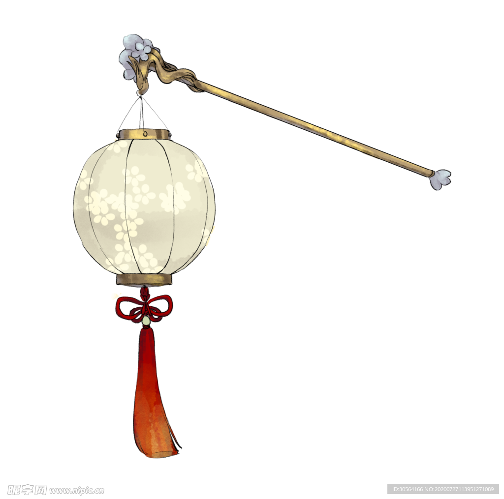 宫灯传统古风装饰海报素材