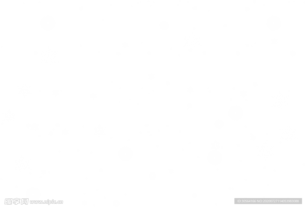 雪花圣诞节装饰海报素材