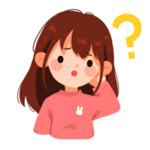 女孩人物疑问海报素材