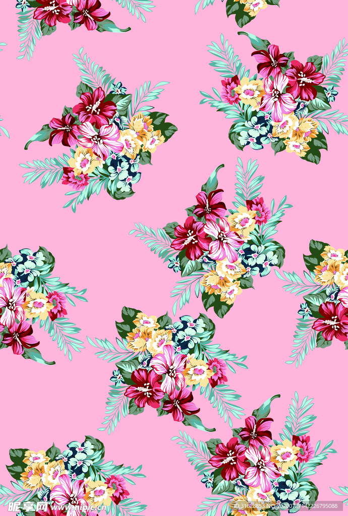 手绘花