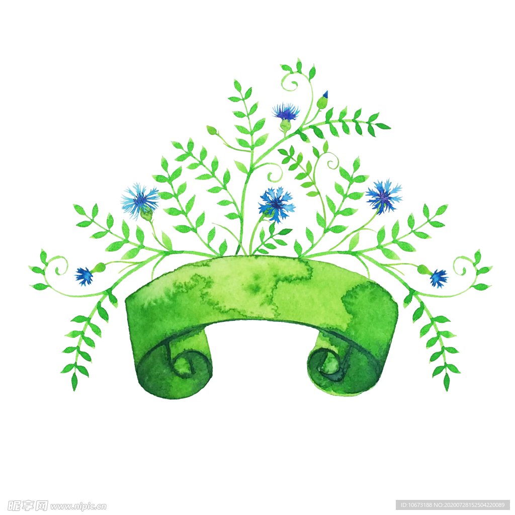 手绘植物
