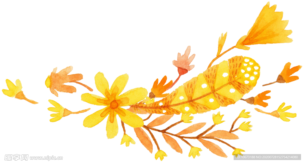 水彩植物