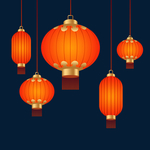 灯笼免抠元素设计元素