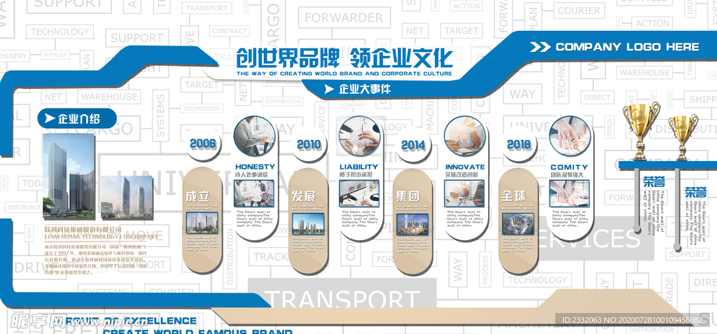 企业文化展板