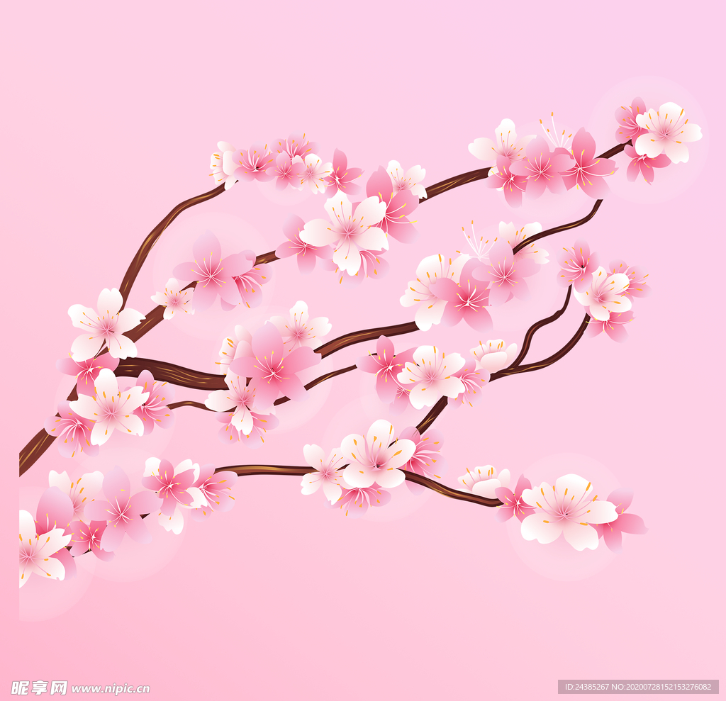 粉色桃花