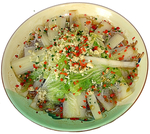 粉丝蒸牙白
