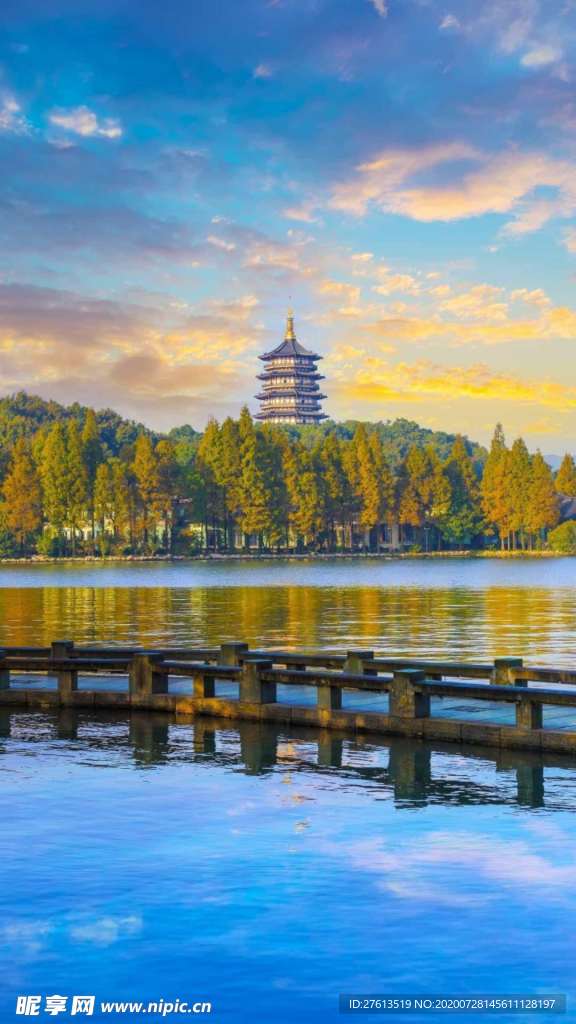 美丽的西湖风景图片