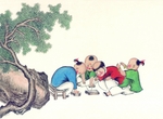 古代玩耍儿童