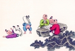 古代玩耍儿童