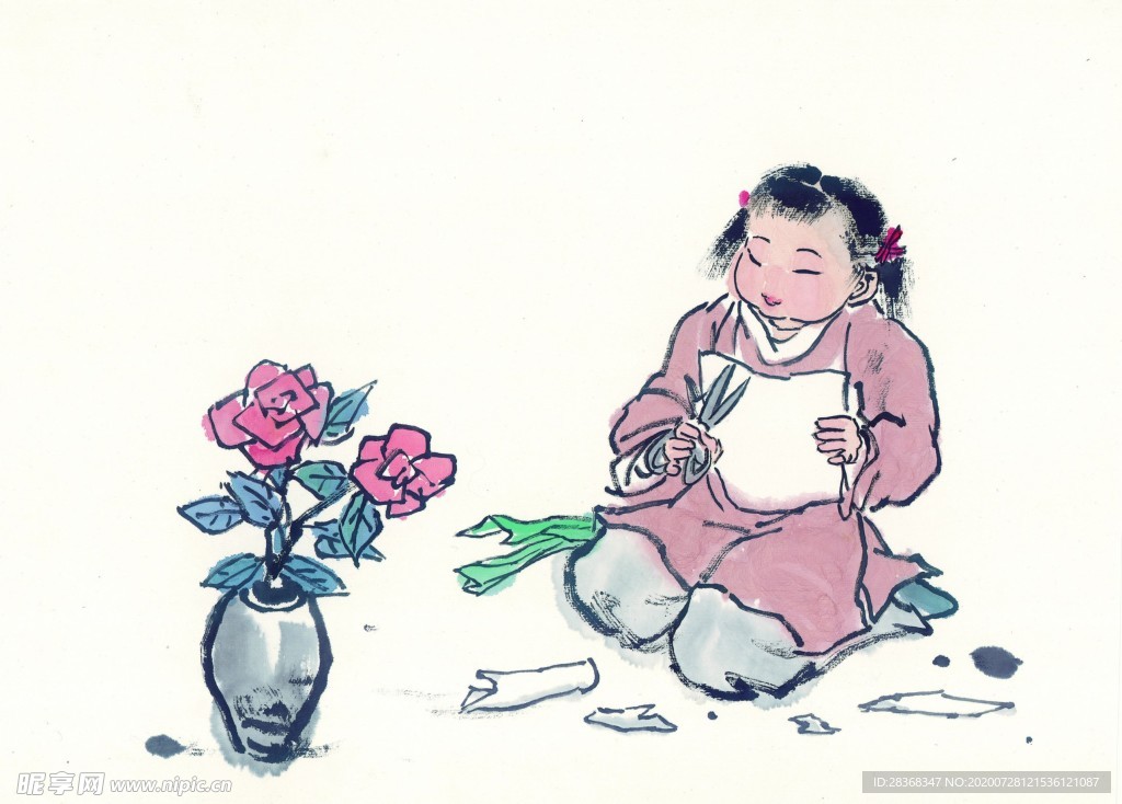 古代玩耍儿童