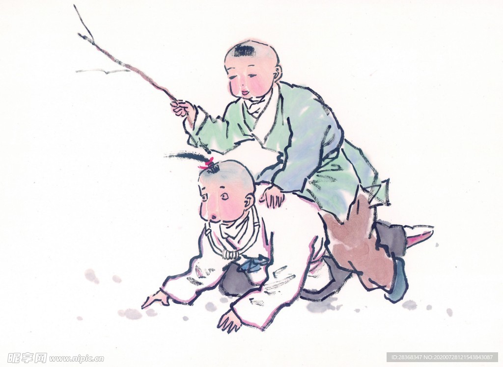 古代玩耍儿童