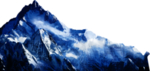 雪山山峰冬季合成海报素材