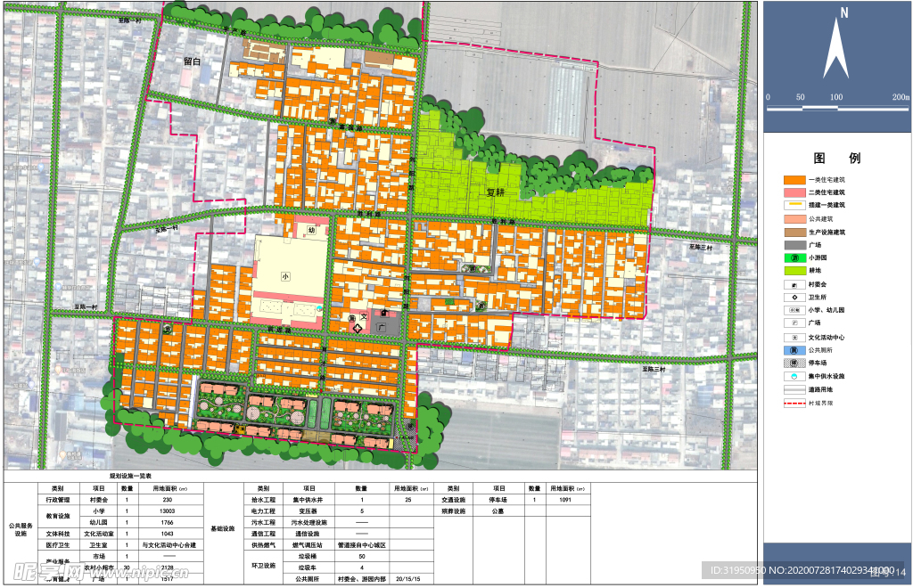 村庄规划平面图