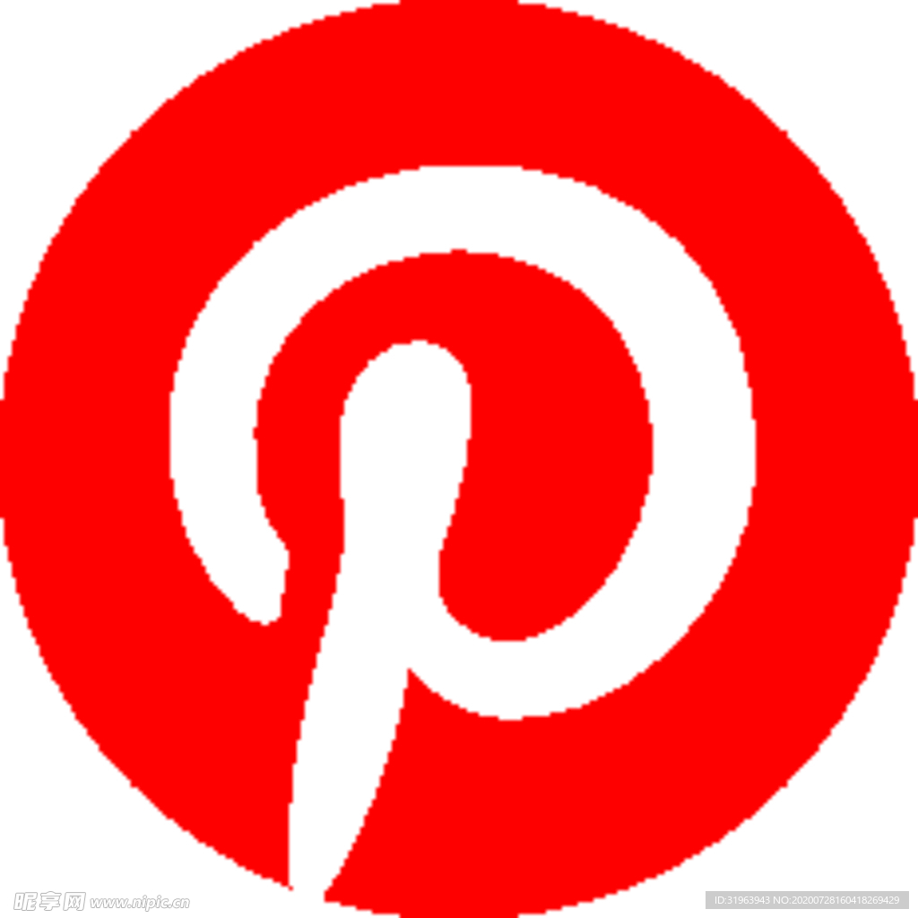 pinterest图标