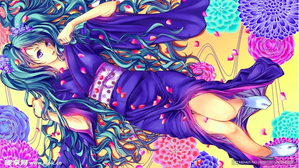 二次元动漫日本服美女