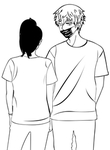 卡通漫画潮牌T恤热图手绘男女