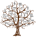 名字树照片树名字照片拼心福禄树