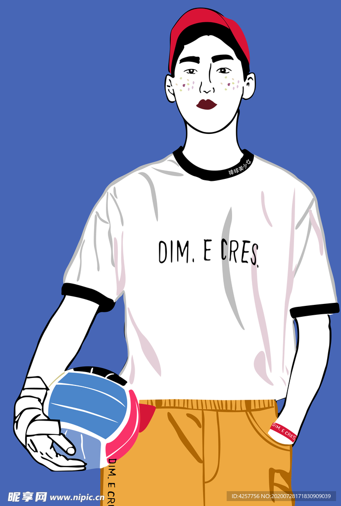 卡通男孩漫画唯美头像T恤热图