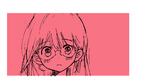 卡通漫画女孩手绘线条