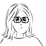 手绘漫画卡通女孩头像