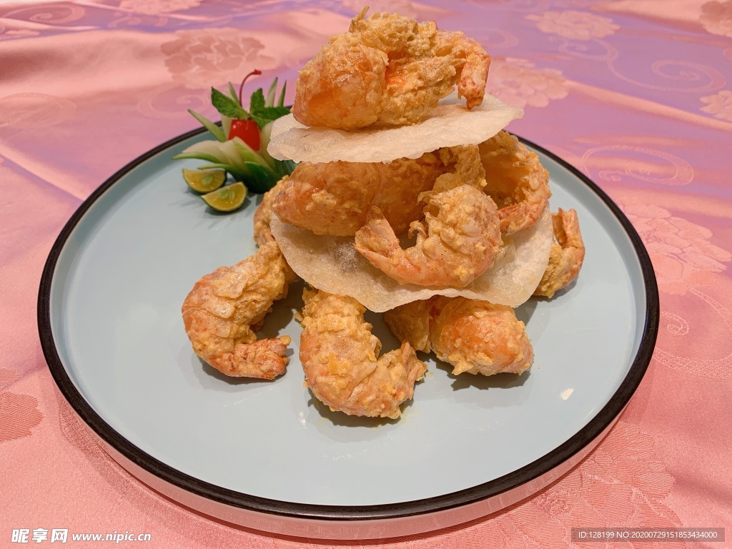 咸蛋黄焗海虾