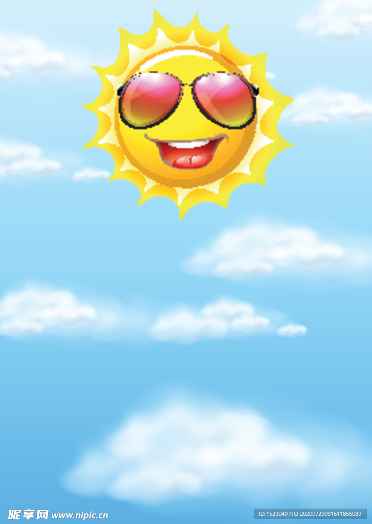 卡通太阳