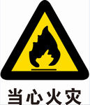 当心火灾