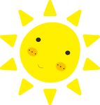 太阳素材 矢量图 可爱的太阳