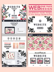 粉色女性产品网站设计