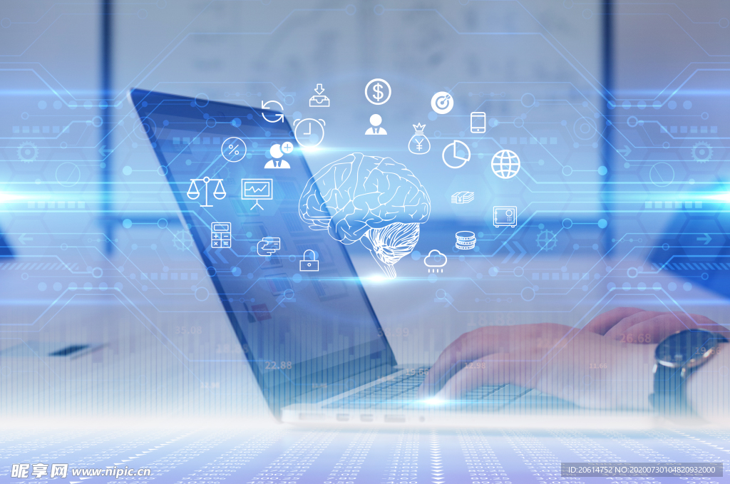 思维扩散创意海报