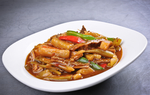 菜土豆焖肥肠