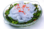 菠菜拌粉皮