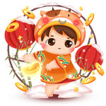 2021 金牛送福 牛年