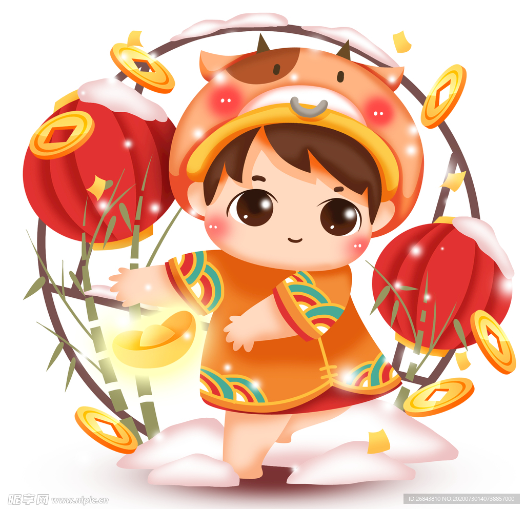 2021 金牛送福 牛年