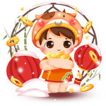 2021 金牛送福 牛年