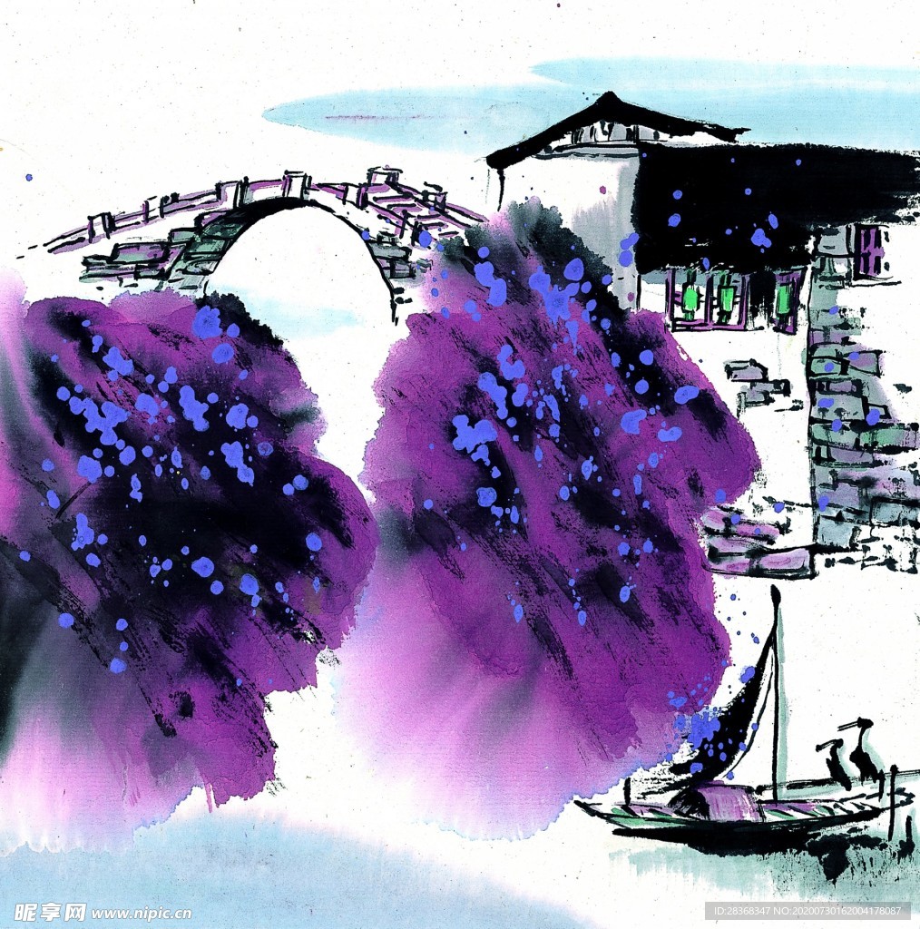 水墨风景画