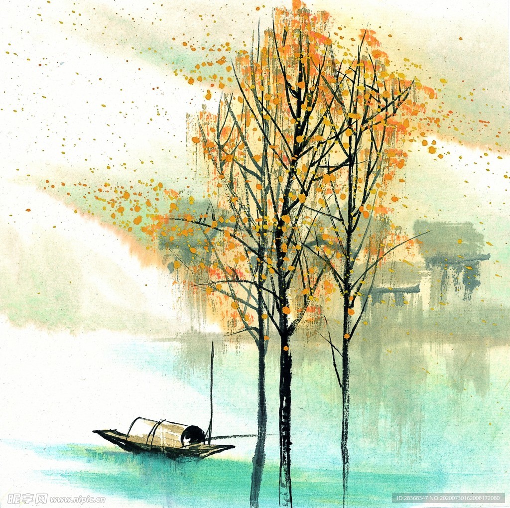 水墨风景画
