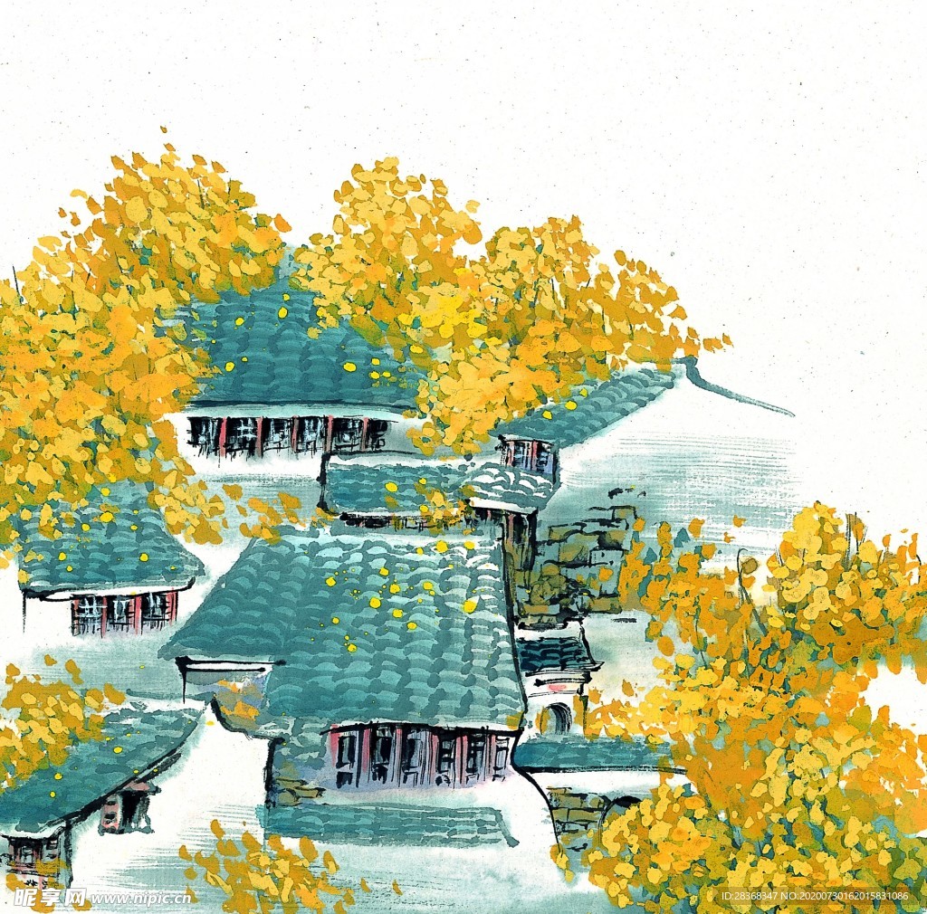 水墨风景画