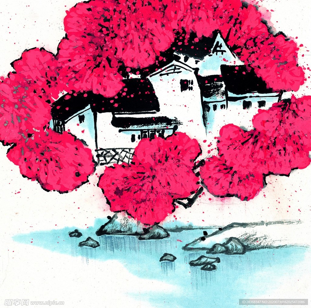 水墨风景画