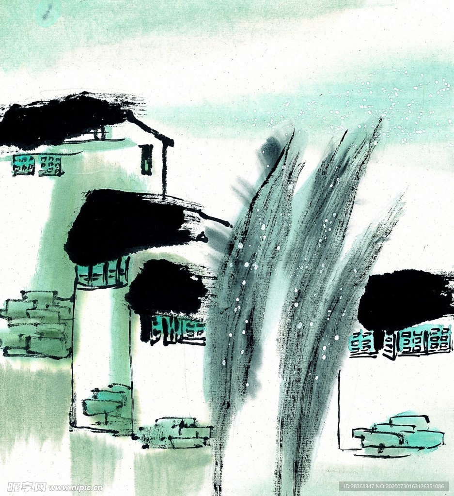 水墨风景画