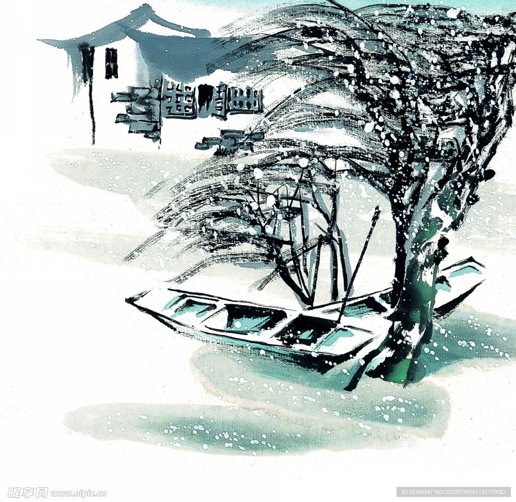 水墨风景画