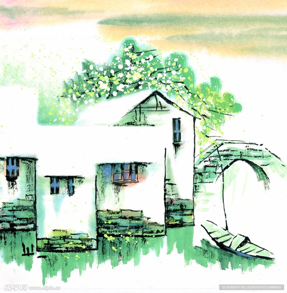 水墨风景画
